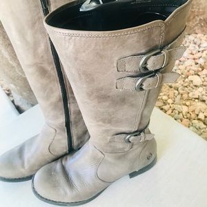 **Rare** BORN ATTILA Grey Burnished Ltr Boot